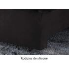 Sofá Retrátil E Reclinável Atlanta 2,10m 03 Lugares Cinza