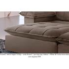 Sofá Retrátil E Reclinável Atlanta 2,50m 4 Lugares Bege