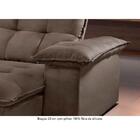 Sofá Retrátil E Reclinável Atlanta 2,50m 4 Lugares Bege