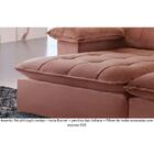 Sofá Retrátil E Reclinável Atlanta 2,50m 4 Lugares Cobre