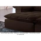 Sofá Retrátil E Reclinável Atlanta 2,50m 4 Lugares Marrom