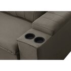 Sofá Retrátil E Reclinável Ballarat 2,05m Com Porta Copos Vel