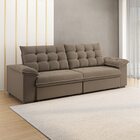 Sofá Retrátil E Reclinável Bipartido 2,30m 3 Lugares Palermo