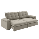 Sofá Retrátil E Reclinável Bipartido 2,50m 4 Lugares Fofão Sl