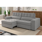 Sofá Retrátil E Reclinável Bipartido 3 Lugares 246cm Israel V