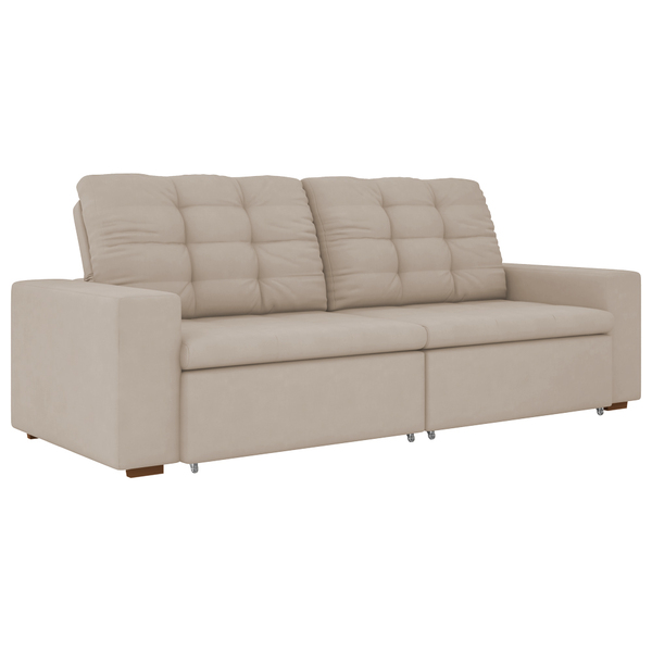 Sofá Retrátil E Reclinável Bipartido 4 Lugares 250cm Sonza Ve