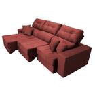 Sofá Retrátil E Reclinável Cama Inbox Diamond 2,25m Tecido Su