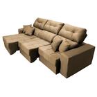 Sofá Retrátil E Reclinável Cama Inbox Diamond 2,72m Tecido Su