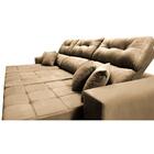 Sofá Retrátil E Reclinável Cama Inbox Diamond 2,72m Tecido Su