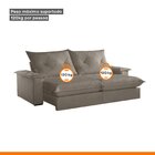 Sofá Retrátil E Reclinável Com Catraca Blindada 200cm Mônaco