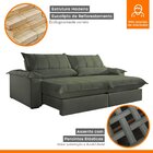 Sofá Retrátil E Reclinável Com Catraca Blindada 200cm Porto B