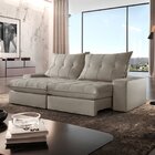 Sofá Retrátil E Reclinável Com Catraca Blindada 210cm Porto N