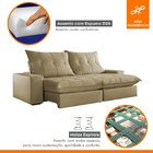 Sofá Retrátil E Reclinável Com Catraca Blindada 210cm Porto V