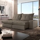 Sofá Retrátil E Reclinável Com Catraca Blindada 210cm Porto V