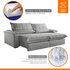 Sofá Retrátil E Reclinável Com Catraca Blindada 220cm Porto B