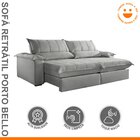 Sofá Retrátil E Reclinável Com Catraca Blindada 220cm Porto B