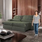 Sofá Retrátil E Reclinável Com Catraca Blindada 220cm Porto B