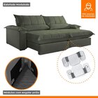 Sofá Retrátil E Reclinável Com Catraca Blindada 220cm Porto B