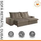 Sofá Retrátil E Reclinável Com Catraca Blindada 230cm Dubai V