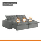 Sofá Retrátil E Reclinável Com Catraca Blindada 230cm Montano