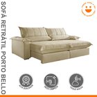 Sofá Retrátil E Reclinável Com Catraca Blindada 240cm Porto B