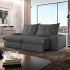 Sofá Retrátil E Reclinável Com Catraca Blindada 250cm Porto V