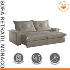 Sofá Retrátil E Reclinável Com Catraca Blindada 280cm Mônaco