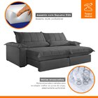 Sofá Retrátil E Reclinável Com Catraca Blindada 280cm Porto B