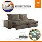 Sofá Retrátil E Reclinável Com Catraca Blindada 290cm Porto V