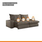 Sofá Retrátil E Reclinável Com Catraca Blindada 290cm Porto V