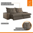 Sofá Retrátil E Reclinável Com Catraca Blindada 290cm Porto V