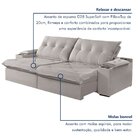 Sofá Retrátil E Reclinável Com Entrada Usb E Porta Copos 250c