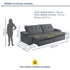 Sofá Retrátil E Reclinável Com Entrada Usb E Porta Copos 250c