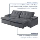 Sofá Retrátil E Reclinável Com Entrada Usb E Porta Copos 250c