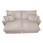 Sofa Retrátil E Reclinável Com Molas Cama Inbox Premium 2,12m