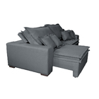 Sofa Retrátil E Reclinável Com Molas Cama Inbox Premium 2,12m