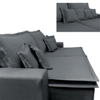 Sofa Retrátil E Reclinável Com Molas Cama Inbox Premium 2,52m