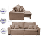 Sofa Retrátil E Reclinável Com Molas Cama Inbox Premium 2,92m