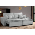 Sofa Retrátil E Reclinável Com Molas Cama Inbox Premium 2,92m
