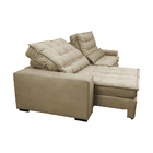 Sofá Retrátil E Reclinável Com Molas Ensacadas Cama Inbox Gol