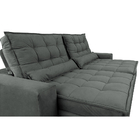 Sofá Retrátil E Reclinável Com Molas Ensacadas Cama Inbox Gol