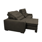 Sofá Retrátil E Reclinável Com Molas Ensacadas Cama Inbox Gol