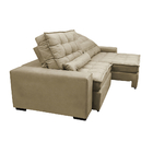 Sofá Retrátil E Reclinável Com Molas Ensacadas Cama Inbox Gol