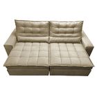 Sofá Retrátil E Reclinável Com Molas Ensacadas Cama Inbox Gol