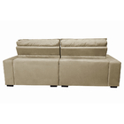 Sofá Retrátil E Reclinável Com Molas Ensacadas Cama Inbox Gol