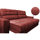 Sofá Retrátil E Reclinável Com Molas Ensacadas Cama Inbox Mas