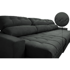 Sofá Retrátil E Reclinável Com Molas Ensacadas Cama Inbox Mas