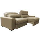 Sofá Retrátil E Reclinável Com Molas Ensacadas Cama Inbox Mas