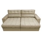 Sofá Retrátil E Reclinável Com Molas Ensacadas Cama Inbox Mas