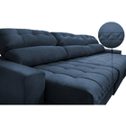 Sofá Retrátil E Reclinável Com Molas Ensacadas Cama Inbox Mas